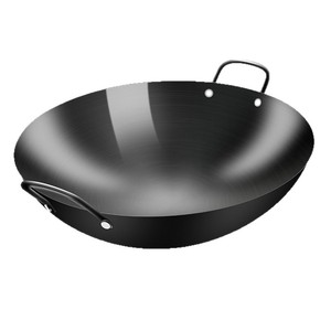 Iron Wok Large 31cm With Two Handles Non Stick For Gas Stove Cooking - Product Image 5