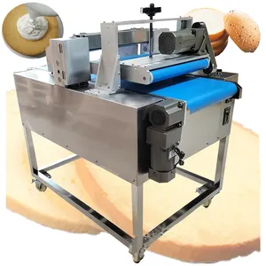 Máquina de corte de pão para hambúrguer pequeno, cortador de bolos, cortador e divisor