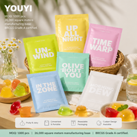 Sachets personnalisés imprimés, anti-odeur, en plastique, avec encoche de déchirement facile, pour cosmétiques, soins de la peau, masques pour les yeux