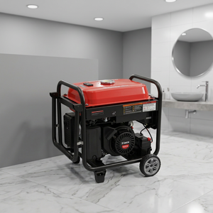 เครื่องกำเนิดไฟฟ้าเบนซิน SS SAMSON 5.5KW 4 จังหวะ 225CC 230V แบบพกพา ระบายความร้อนด้วยอากาศ พร้อมล้อ ถังน้ำมัน 25 ลิตร - Product Image 4