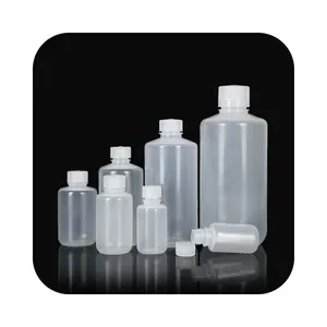 Bon prix 500ml blanc PP hdpe plastique bouche étroite échantillon de laboratoire bouteille de réactif