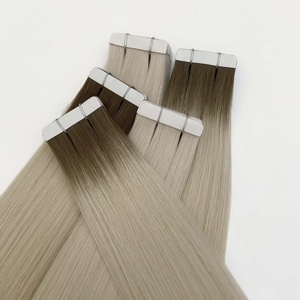 Extensiones de Cabello con Cinta Adhesiva de Doble Cara, Color Piano Birmano, de Larga Duración, 14 Pulgadas para Cabeza Completa - Product Image 5