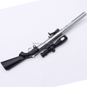 Großhandel Kreative Spiel-Requisiten 98k Scharfschützengewehr Modell Stift Zubehör Faltbarer Leuchtender LED-Licht Schwarzer Gel-Stift für Kinder - Product Image 6
