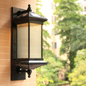 Lampe murale extérieure super lumineuse LED en alliage d'aluminium 3500K blanc chaud, alimentée par énergie solaire, étanche, à fixation murale, pour jardin, 20 degrés - Product Image 3