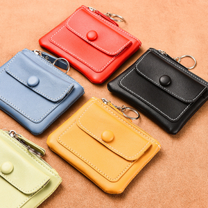 Classic Portable Keychain <strong>Small</strong> <strong>Purse</strong> Mini Zipper Storage <strong>Purse</strong> Lipstick Pouch Coin Bag Short <strong>Purse</strong> Card Holder - Product Image 2