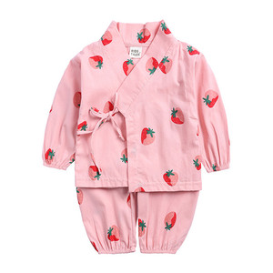 Vêtements pour enfants importés, ensembles en pur coton pour enfants, printemps, unisexe, dessin animé, produit pour bébé en provenance de Chine - Product Image 1