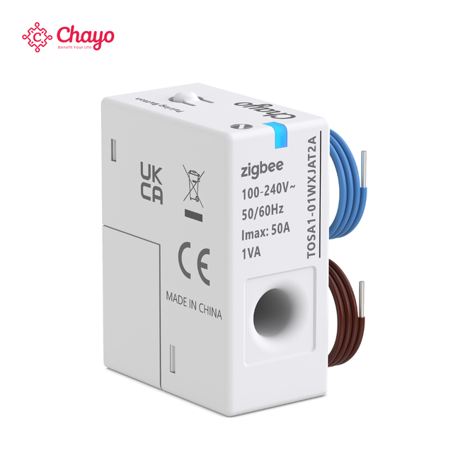 Tuya Smart Zigbee Energy Meter CT Current Transfer 1-50A 99.5% Accuracy Real-Time Power Monitor Smart Life Chayo