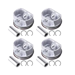 4 Piezas 11257576973 Diámetro 77MM Pin 20mm Conjunto de Pistón para <span class=keywords><strong>MINI</strong></span> John <span class=keywords><strong>Cooper</strong></span> Works <span class=keywords><strong>Cabrio</strong></span> R57 Clubman R55 <span class=keywords><strong>Roadster</strong></span> - Product Image 2