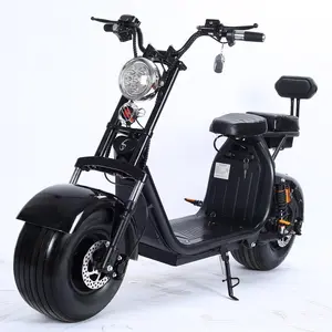 hot sale 2000w 60v electric citycoco fat tire big wheel electric scooter city bike