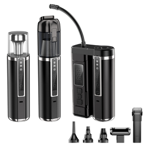 Aspirateur sans fil haute puissance, forte aspiration, portable, en alliage d'aluminium, 3 en 1, aspirateur de voiture, lampe de poche de <span class=keywords><strong>camping</strong></span>, <span class=keywords><strong>gonfleur</strong></span> de pneus - Product Image 1