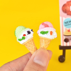 Superventas: Encantos Kawaii de Helado 3D Coloridos de Resina de Base Plana, Juguetes para Juegos de Cocina, Fiestas y Manualidades DIY, Scrapbooking - Product Image 5