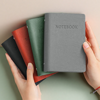 Carnet de notes de luxe personnalisé avec logo, en cuir PU végétalien, couverture rigide, format A5/A4/A6, 80 feuilles – Promotion Affaires