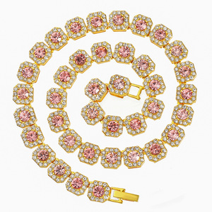 Collar Cuadrado de Azúcar Roca, Collar Cubano de Lujo Ligero, Collar Personalizado para Hombre - Product Image 5