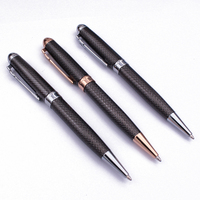 Stylo à bille en métal de luxe de haute qualité pistolet noir et argent chromé stylos OEM/ODM de conception de marque personnalisables pour les promotions de marque