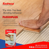 FLEXOPLUS Adhésif Industriel Bi-Composant Haute Performance, Solution de Collage Imperméable pour Carrelage, Pierre, Bois