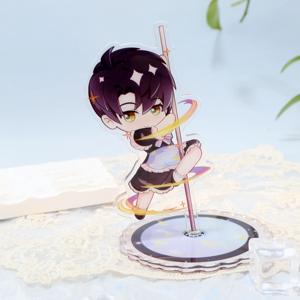 Figurine en plastique Love and Deepspace Série Rétro, support rotatif double face, vitrail, produit de jeu en plastique, fabriqué en Chine - Product Image 1