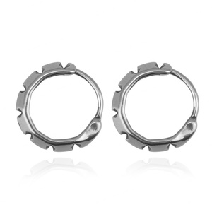 Boucles d'oreilles manchette tendance pour femmes et hommes, en acier inoxydable chirurgical 316L, prix de gros, bijoux personnalisés - Product Image 1