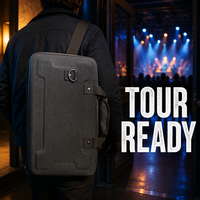 Sac de transport pour équipement DJ super grand format avec panneau rembourré, fermeture éclair robuste et bandoulière pour contrôleurs professionnels