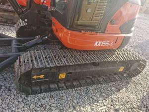 Excavatrices sur chenilles Kubota KX155 d'occasion 5,5T avec accessoire de pince et accessoire tarière - Product Image 5