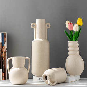 Vase <span class=keywords><strong>en</strong></span> céramique rouge <span class=keywords><strong>terre</strong></span> <span class=keywords><strong>cuite</strong></span> à double anse, couleur <span class=keywords><strong>terre</strong></span> <span class=keywords><strong>cuite</strong></span>, bouteille à fleurs - Product Image 5