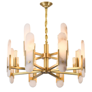 <span class=keywords><strong>Candelabro</strong></span> de mármol de <span class=keywords><strong>cactus</strong></span>, decoración de luces, sala de estar, comedor, Villa, cadena de cobre luminosa, lámpara colgante de mármol - Product Image 1