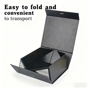 Boîtes en papier rigide magnétiques personnalisables et recyclables Jinglin, fabriquées à partir de <span class=keywords><strong>mat</strong></span>ériaux recyclés haut de gamme et écologiques, pour vernis à ongles et huile mate - Product Image 2