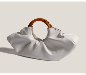 Châu Âu và Mỹ của phụ nữ Da Xếp Li đám mây túi thiết kế thích hợp Túi xách thời trang đa chức năng cao cấp của phụ nữ Túi - Product Image 2