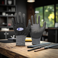 NMsafety 18 Gauge Custom PU beschichtete Handschuhe Schutz ANSI Cut Level 7 Handschuhe Handjob Konstruktion Guantes de Seguridad