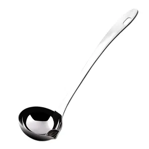 New product 304 stainless steel oil removal spoon kitchen tool set silver kitchen utensils cookware