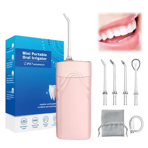 Vente en gros pas cher soins personnels 200ml ensemble de fil dentaire sans fil irrigateur dentaire oral sonique rechargeable avec fonction d'impulsion.