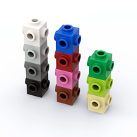 0,1 kg/226 pièces 4733 Briques 1*1 avec des goujons sur 4 côtés Jouets éducatifs de construction DIY pour enfants Pièces d'assemblage