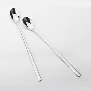 DFU0197 Vintage Unique Design Long Stick Handle Bar Wine Mixing and Rice Soup <b>Serving</b> <b>Spoon</b> Made in China - Product Image 1