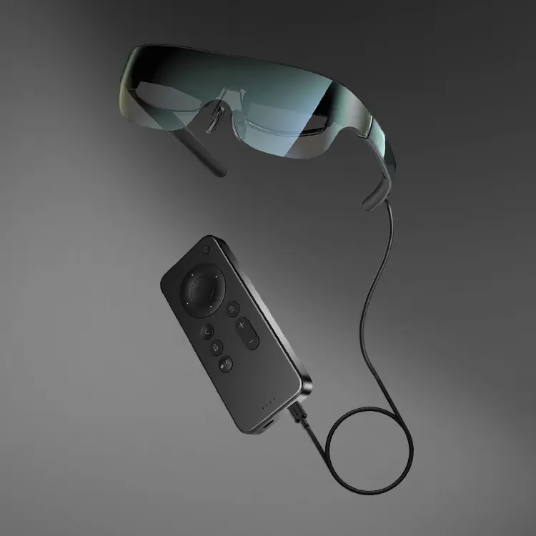 2024, новинка, OEM VR 1080p HD Смарт-очки, сиденье для зарядки передачи данных