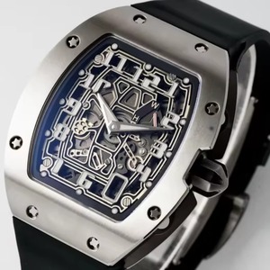 Reloj de Lujo Ultrafino con Esfera Hueca, Caja de Metal, Correa de Goma, Deportivo, Automático, Edición Limitada, Diseño Personalizado - Product Image 3