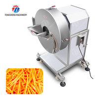Grote Type Industriële Banaan Kokosnoot Chips Frieten Ui Chopper Cutter Papaya Snijmachine Snijmachine (TS-Q128D)