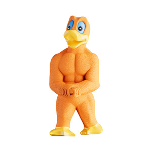 Jouet de canard de poulet de muscle de latex imperméable écologique d'auto-divertissement pour <span class=keywords><strong>les</strong></span> Golden Retrievers Malamutes d'Alaska - Product Image 1