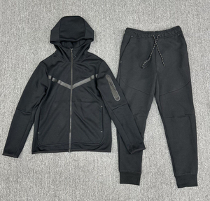 Giacca sportiva Patchwork autunno retrò americana personalizzata <span class=keywords><strong>pantaloni</strong></span> lunghi giacca ampia da uomo - Product Image 4