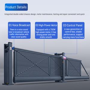 Porte coulissante cantilever en aluminium intelligente et moderne à commande à distance automatique QiGong pour usage hôtelier - <span class=keywords><strong>Prix</strong></span> départ usine - Product Image 5