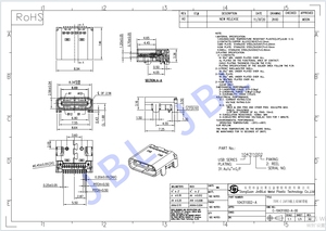 ขั้วต่อ USB 3.1 Type C ตัวเมีย แบบ 24 พิน สำหรับติดตั้งบนแผงวงจร (SMT/DIP) รุ่น <span class=keywords><strong>3.0</strong></span> พร้อมขาชาร์จสแตนเลส - Product Image 5