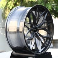Jantes forgées concaves HTOR personnalisées de 17 à 18 pouces 5x114.3 5x135, finition gris poli, compatibles avec ES NX RX CR-V Telluride Navigator Blackwood