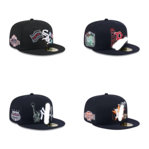 Gorra de Béisbol Ajustada con Logotipo 3D de Edición Limitada, Parche Lateral del Juego All-Star con Bordado de Iconos de Equipos Urbanos de City Connect - Product Image 1
