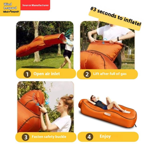 Hot Bán Cắm Trại Ngoài Trời Bãi Biển Di Động Không Khí Ngủ Sofa Cắm Trại Không Thấm Nước Lounger Không Khí Inflatable Sofa - Product Image 3