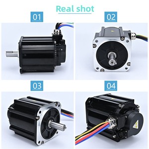 Motor Servo de Imán Permanente sin Escobillas de CC con Brida de 180mm, 4000W, 48V, 19NM, 2000 RPM, IP65 para Equipos de Automatización, Robots, Barcos y Ventiladores - Product Image 4