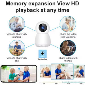 Little Snowman HD 1080P WiFi Cámara IP Smart Home Security Monitor de bebé interior con micrófono incorporado Visión nocturna y sensor CMOS - Product Image 6