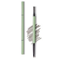 LILYWILD vente en gros crayon à sourcils semi-permanent pointe fine crayon double face marque privée crayon à sourcils micro imperméable personnalisé