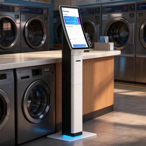 Chiosco di Pagamento Personalizzabile USW per Lavanderia, Terminale Self-Service, Soluzione POS All-in-One, Chiosco per Ordini Self-Service - Product Image 1