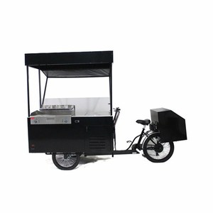Triciclo móvil eléctrico, carrito de exhibición de comida, bicicleta de café, Mini camión de comida caliente para la venta, OEM - Product Image 5