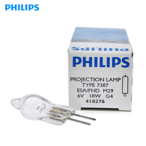 Lámpara Halógena <span class=keywords><strong>Philips</strong></span> 7387 6605 7388 5761 7027 7023 7724 7158 7748 6V 12V 24V 10W 20W 30W 50W 100W 150W 250W para Microscopio - Product Image 1