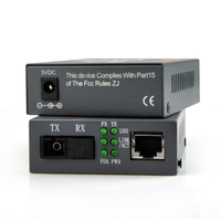 Convertisseur de média fibre optique simplex 10/100M 25km Netlink AB Convertisseur Ethernet fibre optique HTB3100