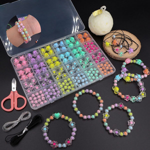 Ocean Themed Colorful Imitation Pearl <b>Beads</b> DIY Jewelry Making Kit For Kids And Adults Craft Supplies - Product Image 4
